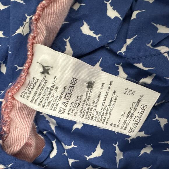 Tommy Bahama Shorts Mens 38 Pink Linen Blend Chino Resort Beach Golf Casual - Picture 6 of 10